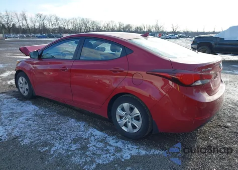 2016 Hyundai Elantra Se из США, поврежденный, VIN KMHDH4AE7GU501977